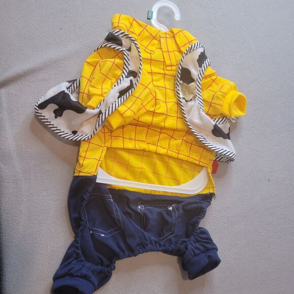 DISNEY PIXAR TOY STORY WOODY COWBOY HOODIE SWEATSHIRT PET DOG SIZE LARGE - Picture 4 of 4